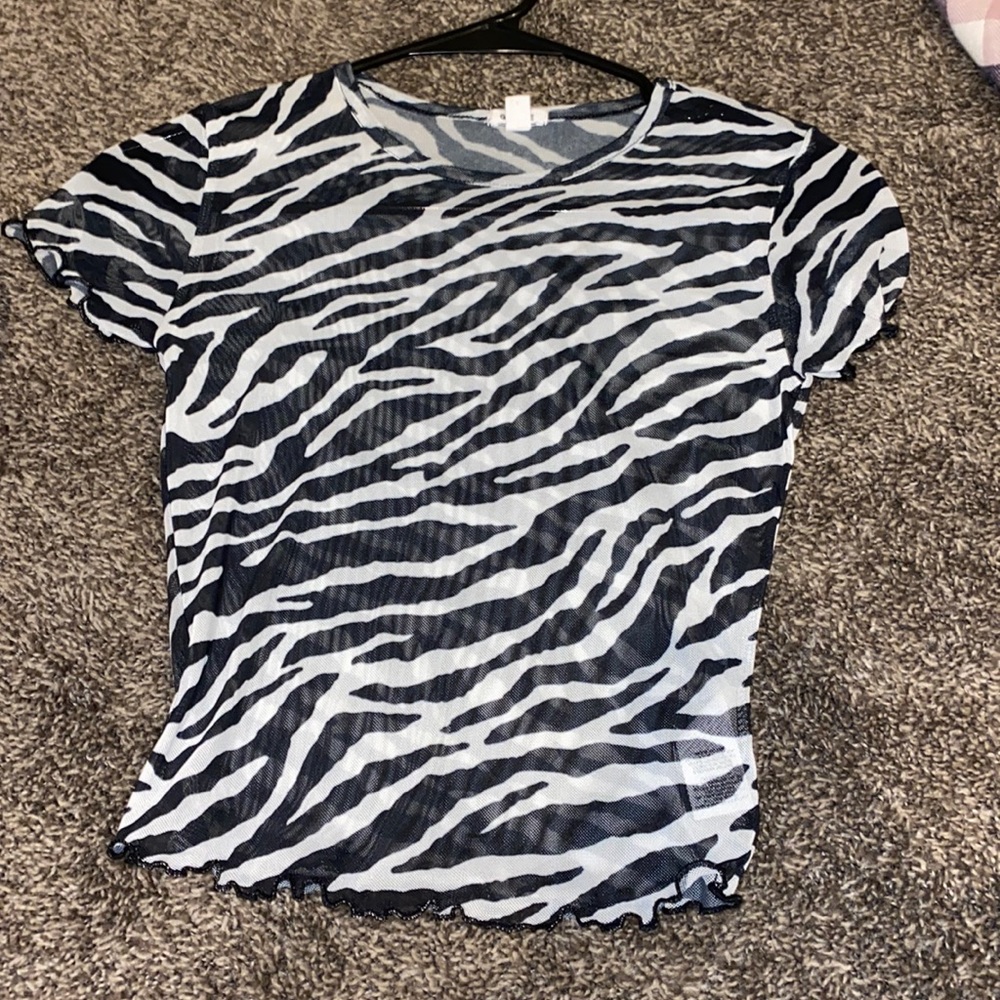 mesh crop top
